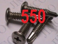 550 Stainless Steel Wafer Head Screws Self Drilling Stainless Steel